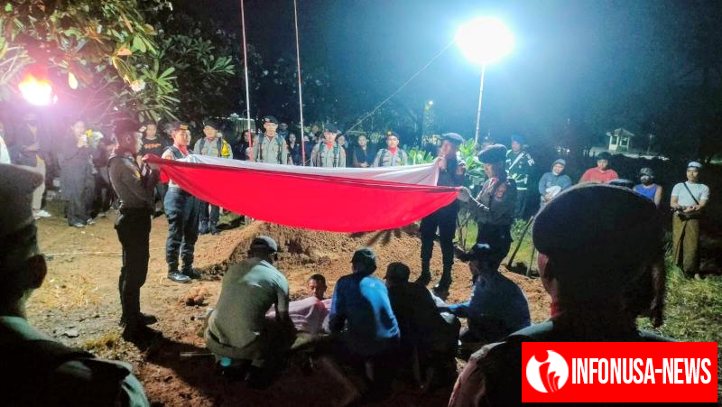Upacara Pemakaman Almarhum ( PURN ) Kompol Sudarman, Kapolsek Klari Bertindak Sebagai Inspektur Upacara