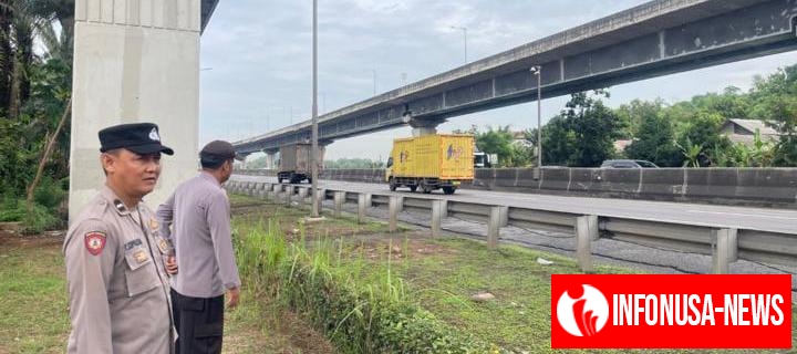 Pengamanan Operasi Lilin Lodaya 2025 di Pospam KM 42B Tol Jakarta–Cikampek Berjalan Aman dan Kondusif