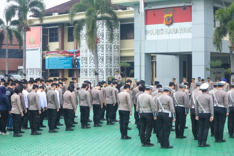Ini Yang Disampaikan Kapolres Dalam Apel Pagi