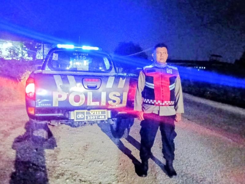 Polsek Telagasari Giatkan Patroli ke Wilayah Rawan Gukamtibmas Malam