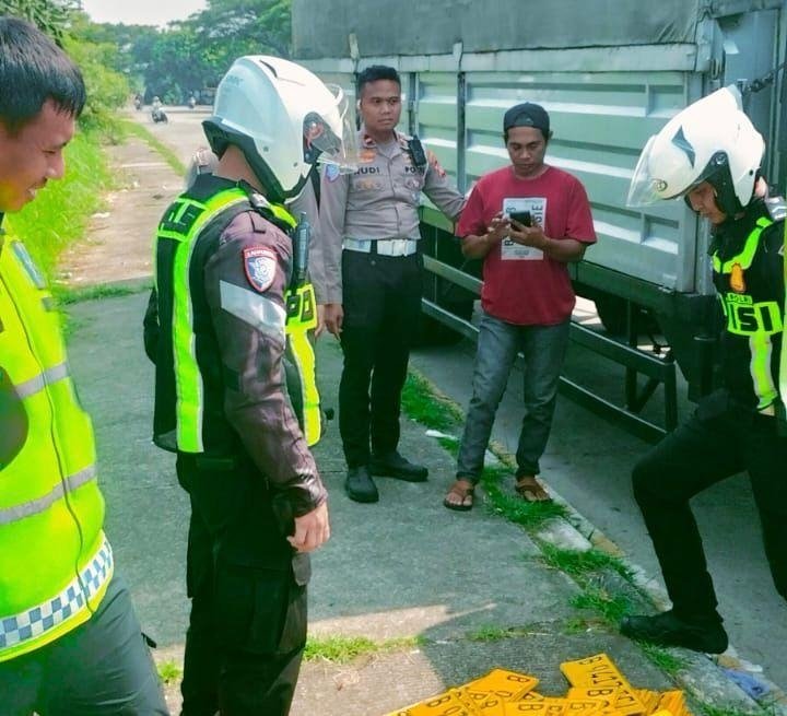 Patroli Rutin Berujung Penindakan, Satlantas Karawang Dalami Temuan Kendaraan Bermasalah