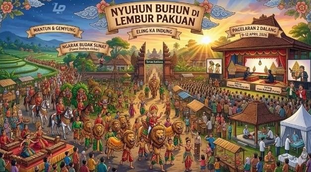 Nyuhun Buhun di Lembur Pakuan, Dedi Mulyadi Rawat Tradisi dan Hadirkan Kebersamaan Warga