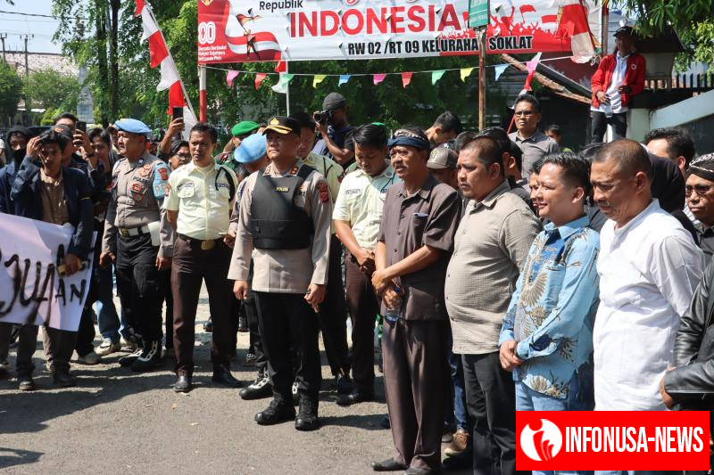 Polres Subang Gelar Pengamanan Aksi Unjuk Rasa Aliansi Mahasiswa Subang