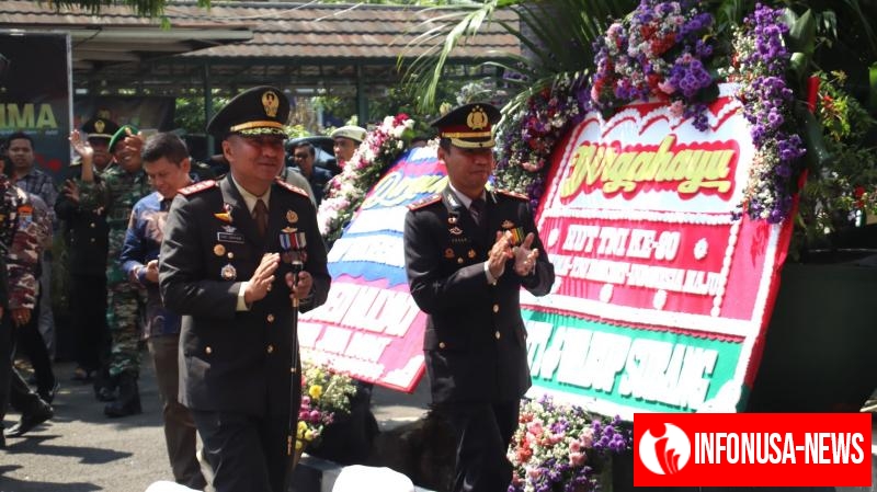 Polres Subang Ikut Meriahkan Peringatan HUT ke-80 TNI Tahun 2025