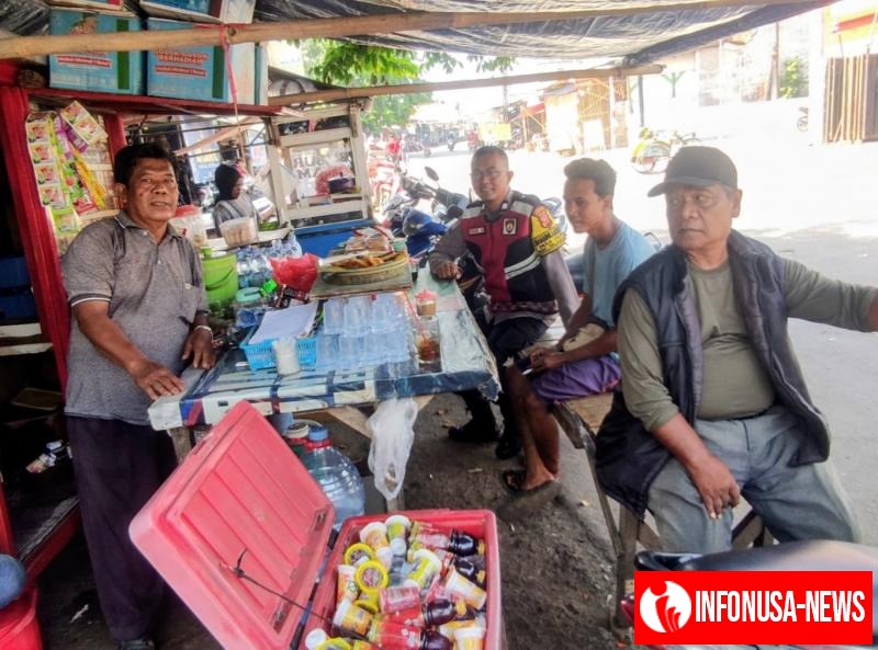 Bhabinkamtibmas Polsek Telagasari Sambangi Warga dan Sampaikan Himbauan TPPO