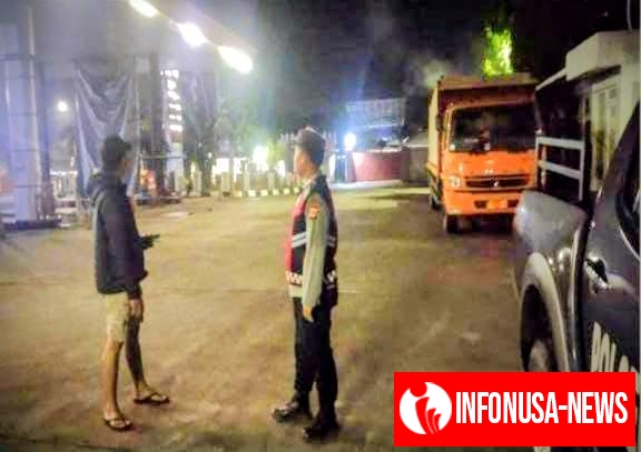 Cegah Terjadinya Aksi Kejahatan Prekat Polsek Banyusari Giat Patroli Jalan Raya Cicinde Selatan