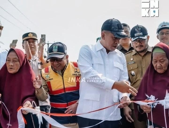 Mak Resih dan Mak Halimah Potong Pita, Jembatan Harmoni Wadas Diresmikan dengan Cara Berbeda