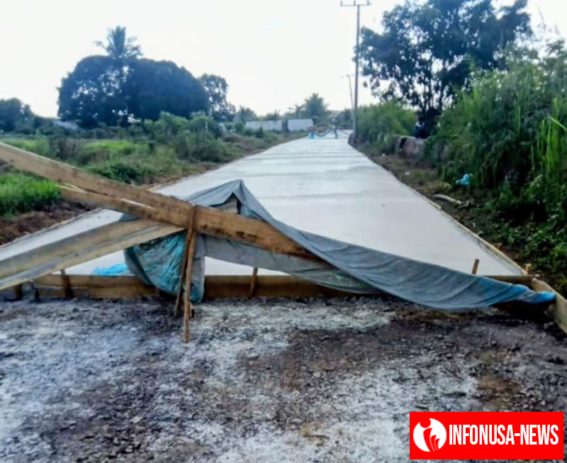 Pembangunan Jalan Purwokerto Diduga Kurang Pengawasan