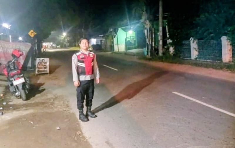 Upaya Personel Polsek Lemahabang Getol Laksanakan Patroli Prekat Malam Di Obyek Vital