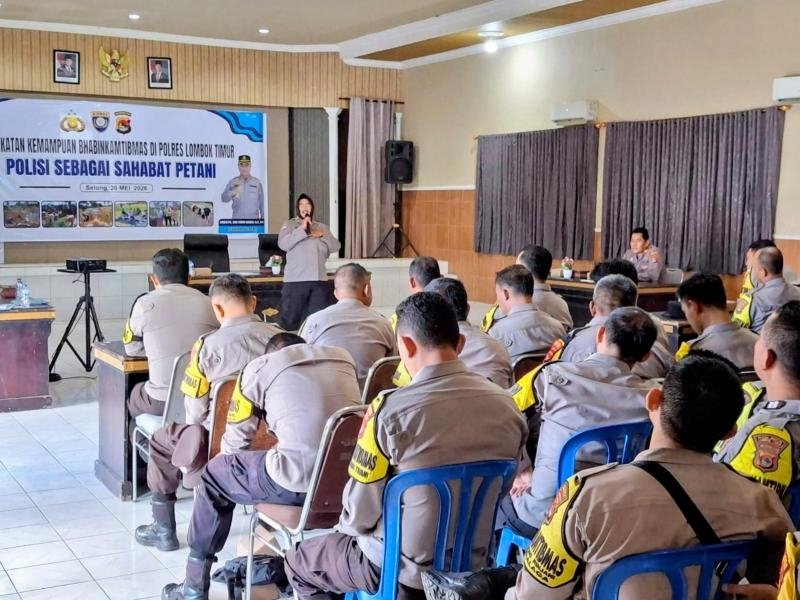 Tingkatkan Profesionalisme Personel, Ditbinmas Polda NTB Gelar Latihan Katpuan Bhabinkamtibmas di Lombok Timur