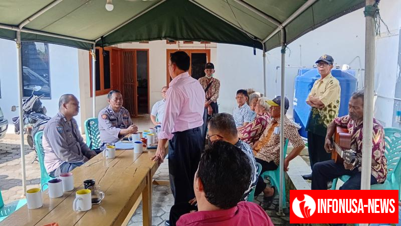 Giat Minggu Kasih, Polsek Rengasdengklok Ajak Jemaat GKI Untuk Turut Serta Menjaga Kamtibmas