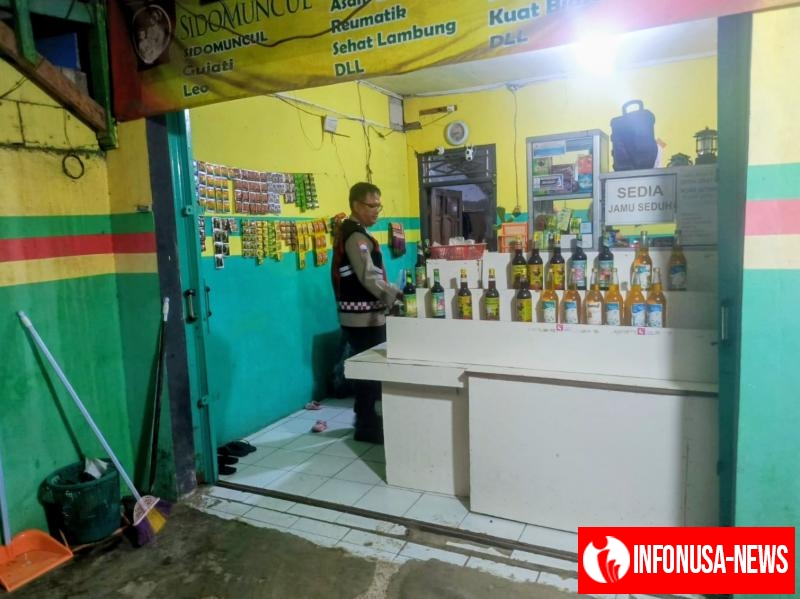Upaya Anggota Polisi Polsek Tempuran Tingkatkan Giat Cipta Kondisi KRYD dengan Sasaran Minuman Keras di Wilayah Hukum Polsek Tempuran