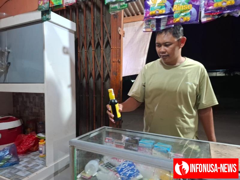 Cegah Bahaya Miras, Polsek Rengasdengklok Melalui Unit Reskrim Gelar Razia Miras Terhadap Toko Jamu