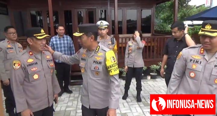 Ka Pospam Rest Area KM-57 Amankan Kunjungan Irwasum Polri Tinjau Kesiapan Pengamanan Nataru di KM 57 Tol Japek