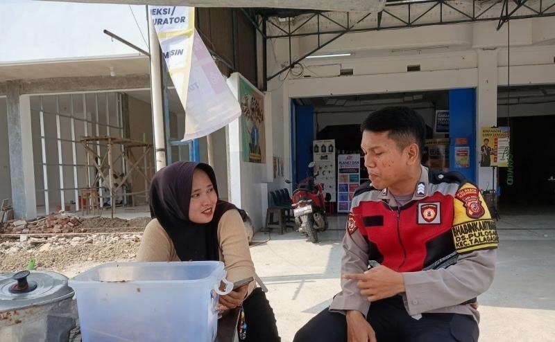 Polisi Polsek Telagasari Beri Himbauan Masyarakat Untuk Waspada Terhadap TPPO