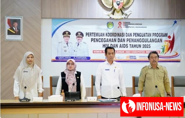 Gelar Rakor, Pemerintah Kabupaten Indramayu Melalui Komisi Penanggulangan AIDS Indramayu (KPAI) Terus Berupaya Cegah Penyebaran HIV-AIDS. 