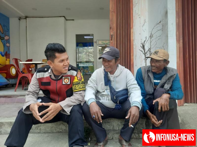 Bhabinkamtibmas Polsek Telagasari Sampaikan Pesan Kamtibmas Antisipasi C3