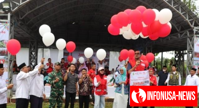 Palang Merah Indonesia (PMI) Kota Sukabumi Peringati HUT Ke-80 Dengan Menggelar Jumpa Bakti Gembira (Jumbara) Palang Merah Remaja (PMR)