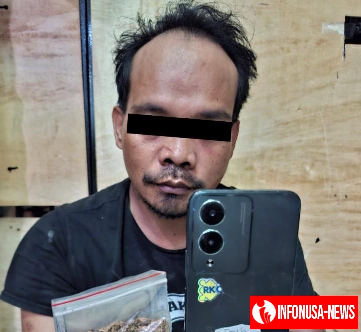 Satresnarkoba Karawang Bekuk Pengedar Tembakau Sintetis di Karawang Barat
