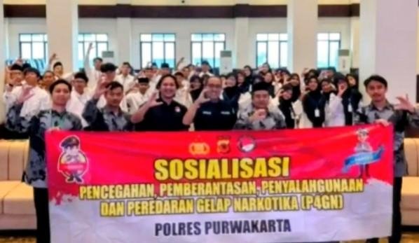 Bentengi Generasi Sejak Hari Pertama Sekolah, Polres Purwakarta Tanamkan Kesadaran Bahaya Narkoba 