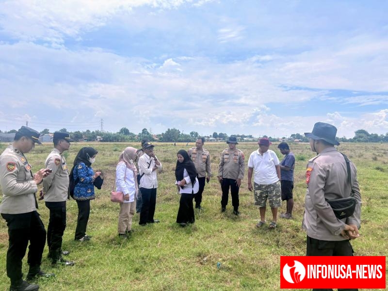 Polisi Kotabaru Cek Lahan yang Ditanami Jagung Hibrida Dalam Rangka Dukung Ketahanan Pangan