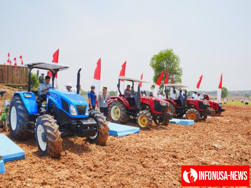 Wapres Pimpin Tanam Jagung Serentak Kuartal IV Polri, Komitmen Dukung Swasembada Pangan