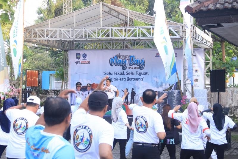 Wakapolda NTB Hadiri Peringatan May Day 2026, Wujud Dukungan untuk Kaum Pekerja