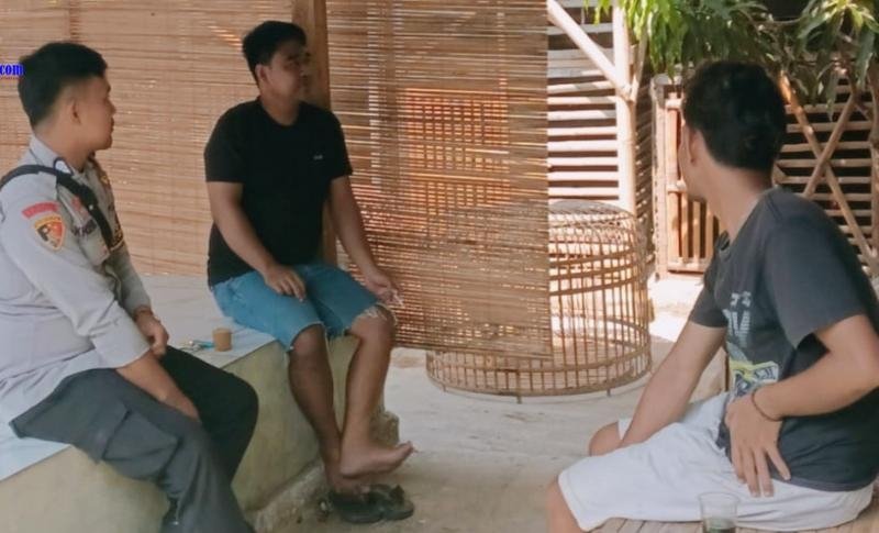 Personel Polsek Lemahabang Imbau Warga Desa Karyamukti Waspada Peredaran Dan Penyalahgunaan Obat Terlarang