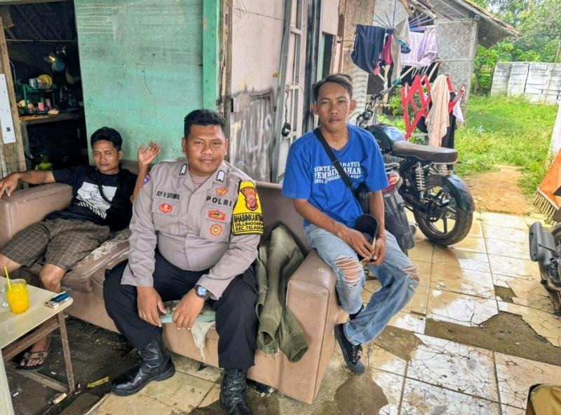 Bhabinkamtibmas Polsek Telagasari Ajak Warga Binaan Bersatu Cegah Kenakalan Remaja