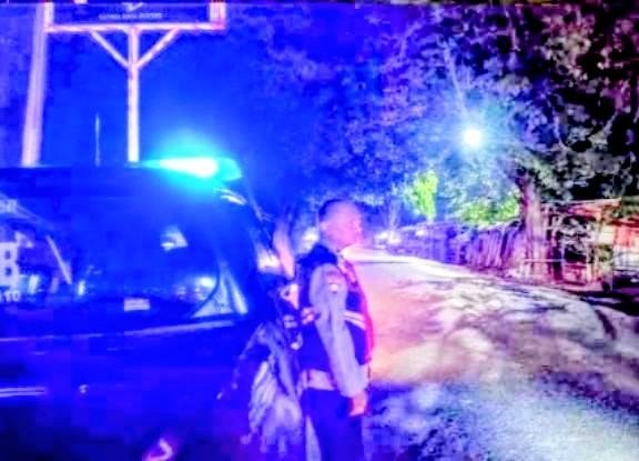 Cegah Kejahatan di Wilayah Perbatasan, Polsek Telagasari Gelar Patroli Malam