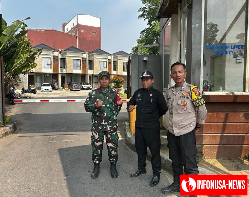 Upaya TNI-Polri di Telukjambe Timur, Hadirkan Rasa Aman di Perum Grahayana