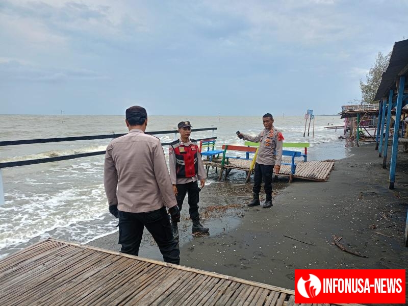 Kapolsek Batujaya Pimpin Giat Pengamanan Wisata dalam rangka Operasi Kewilayahan Terpusat Lilin Lodaya Tahun 2025/2026