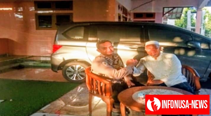 Sambang Bhabinkamtibmas Polsek Rengasdengklok Kepada Tokoh Agama Desa Medangasem Kecamatan Jayakerta