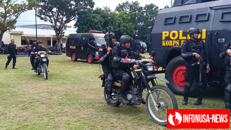 Satuan Brimob Polda NTB Gelar Latihan Kesiapsiagaan, Cipta Kondisi Jelang MotoGP 2025