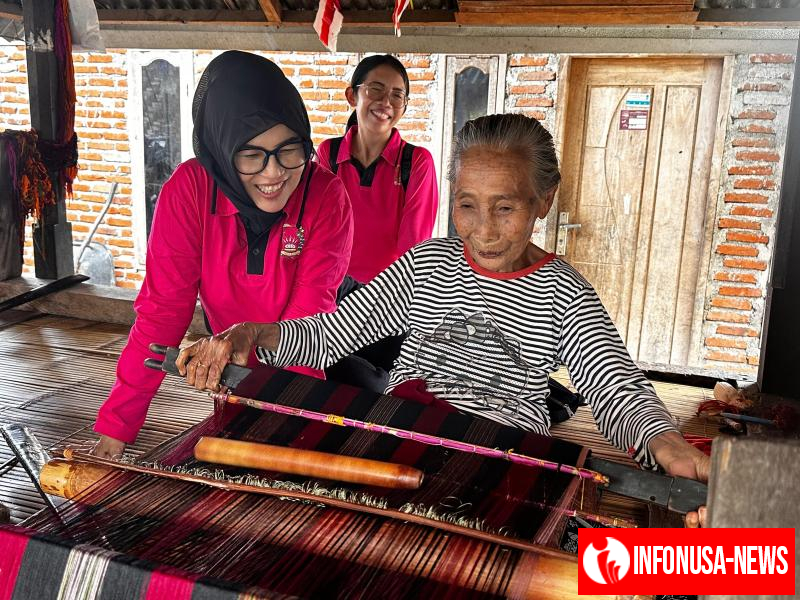 Kapolres dan Bhayangkari Lotara di Bayan: Merawat Kamtibmas, Literasi, dan Warisan Budaya