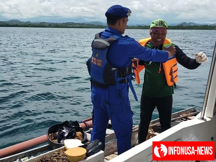 Antisipasi Cuaca Buruk Saat Melaut, Polair Polda NTB Bagikan Pelampung ke Nelayan