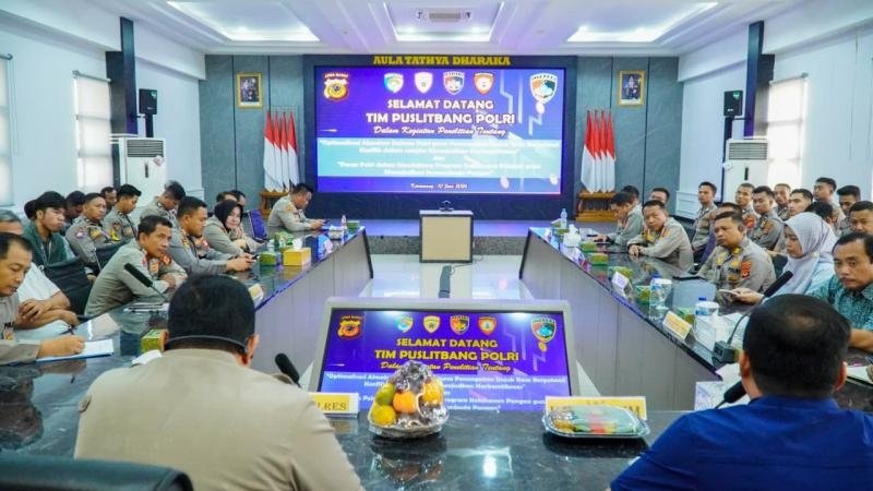 Polres Karawang Jadi Lokus Penelitian Puslitbang Polri: Tingkatkan Kemampuan Dalmas dan Dukung Swasembada Pangan


