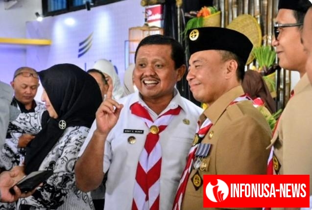 Bupati Sumedang Hadiri Pelantikan Gerakan Pramuka  Kwartir Daerah (Kwarda) Jawa Barat Masa Bhakti 2025-2030