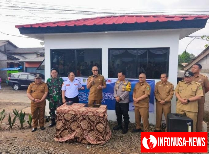 Wali Kota Sukabumi Ayep Zaki Resmikan Pos Jaga Perlintasan Sebidang di Jalan Amubawa Sasana