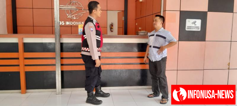 Upaya Patroli presisi di Objek vital di Wilayah Hukum Polsek Tempuran, Sampaikan pesan Kamtibmas kepada masyarakat.Karawang - Polsek Tempuran Polres Karawang Polda Jabar,
