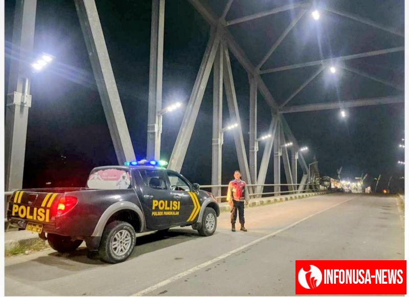 Polisi Laksanakan Patroli Preventif, Antisipasi Kejahatan Jalanan di Wilayah Perbatasan