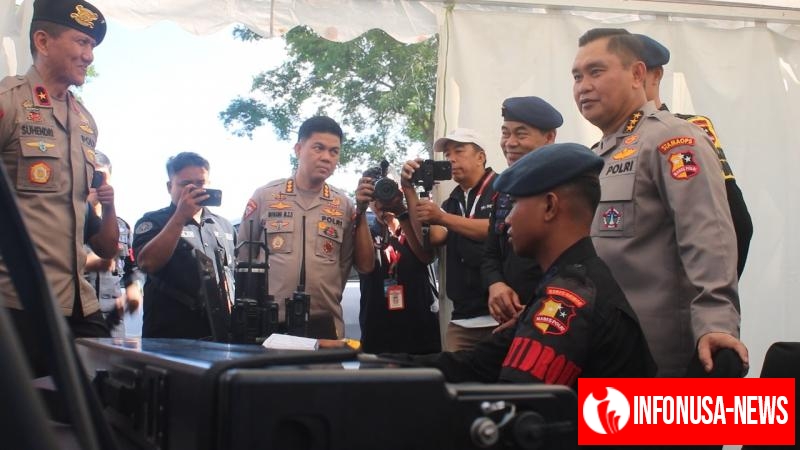 Pengamanan Canggih, Astamaops Kapolri Cek Pos Pantau Drone di Mandalika