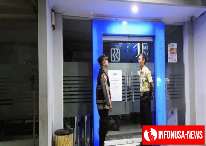 Bank BRI Loji Dimonitor Personil Polsek Tegalwaru Pada Patroli Malam Juga Edukasi Petugas Jaga Waspada