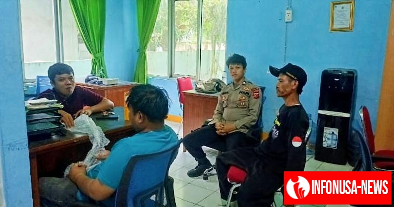 Bhabinkamtibmas Desa Sindangsari Laksanakan Giat Sambang Dan Silaturrahmi Dengan Perangkat Desa