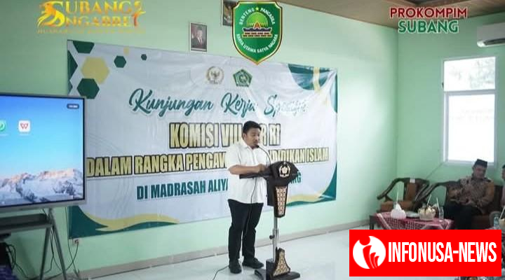 Bupati Subang Reynaldy Putra Andita Sambut Kunjungan Kerja Spesifik Komisi VIII DPR RI di MAN 1 Subang