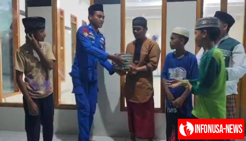 Polairud Polda NTB Salurkan Bansos dan Al-Qur