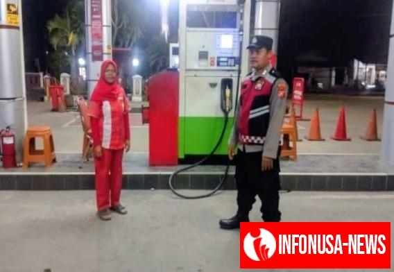 Upaya Kembali Kunjungi SPBU, Prekat Polsek Banyusari Berikan Rasa Aman