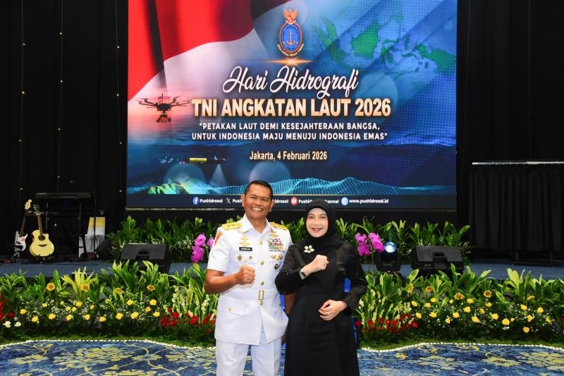 MEWAKILI PANGKORMAR, KASKORMAR HADIRI TASYAKURAN HARI HIDROGRAFI TNI AL TAHUN 2026