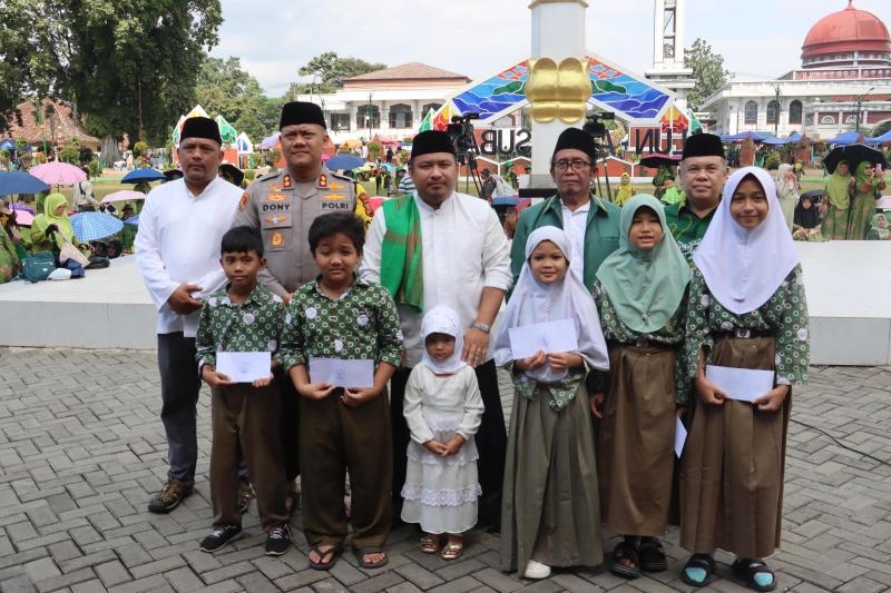 Polres Subang Hadiri Peringatan Harlah NU Tahun 2026 di Alun-Alun Subang