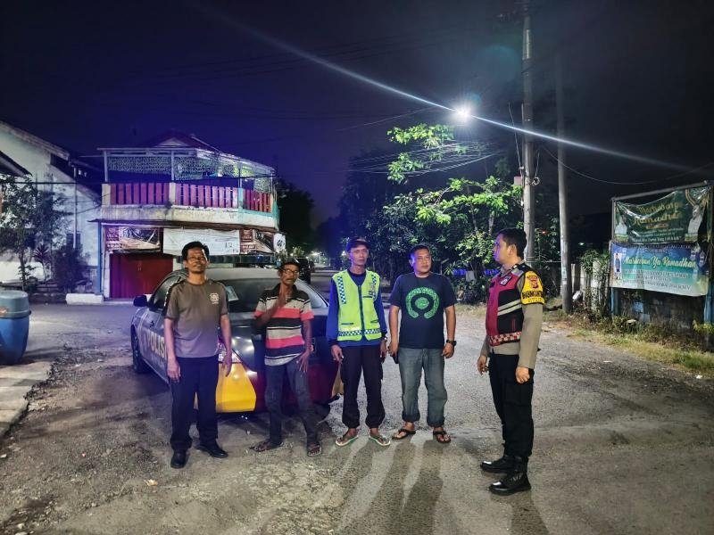Personil Polsek Klari Laksanakan Patroli Malam di Titik Rawan Kamtibmas